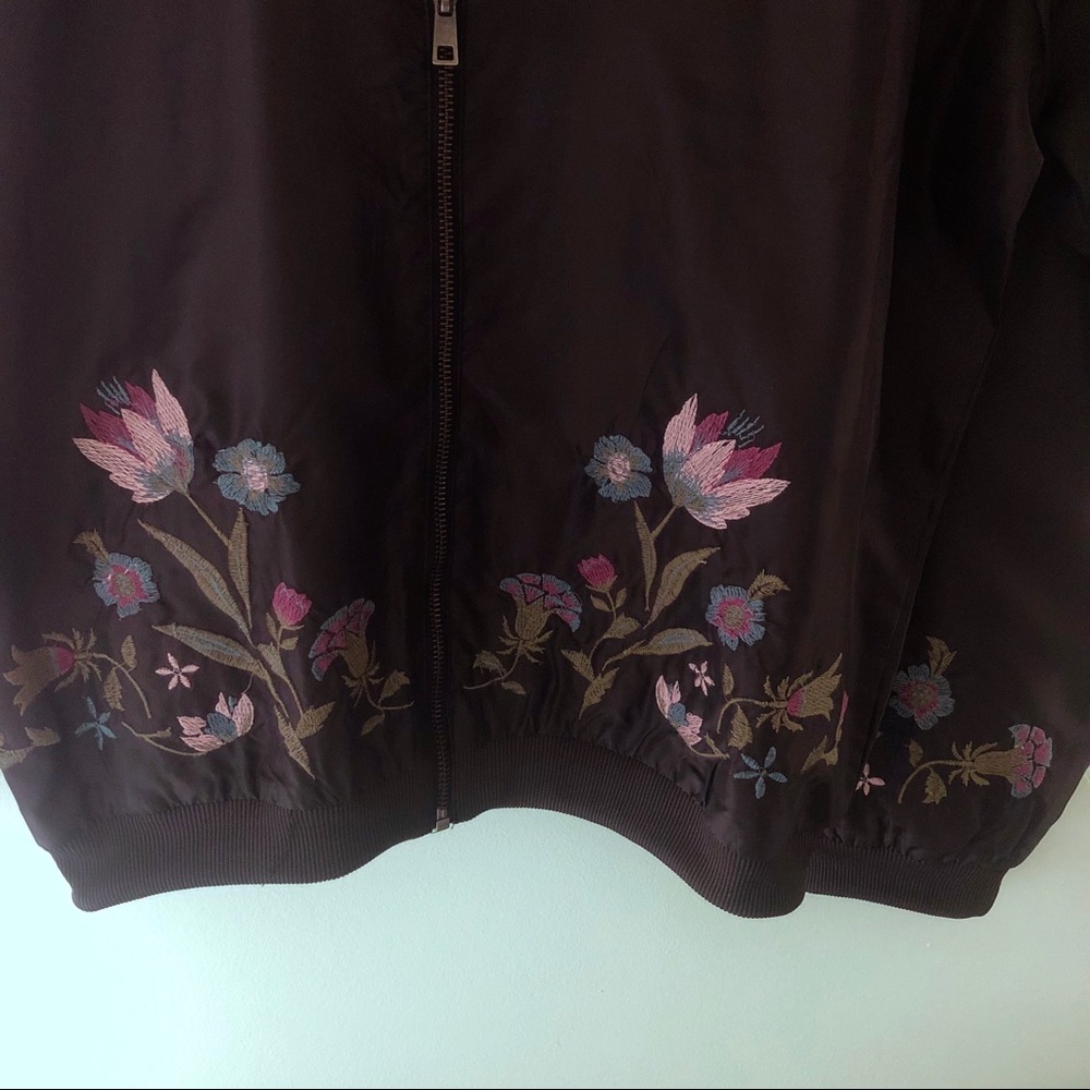 Embroidered bomber jacket - Picture 2 of 3